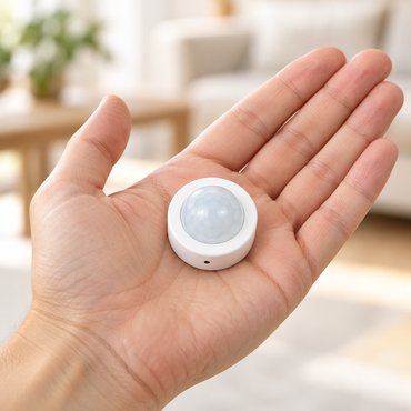 Mini Sensor de Movimiento PIR Zigbee 3.0 con Detección de Luminosidad