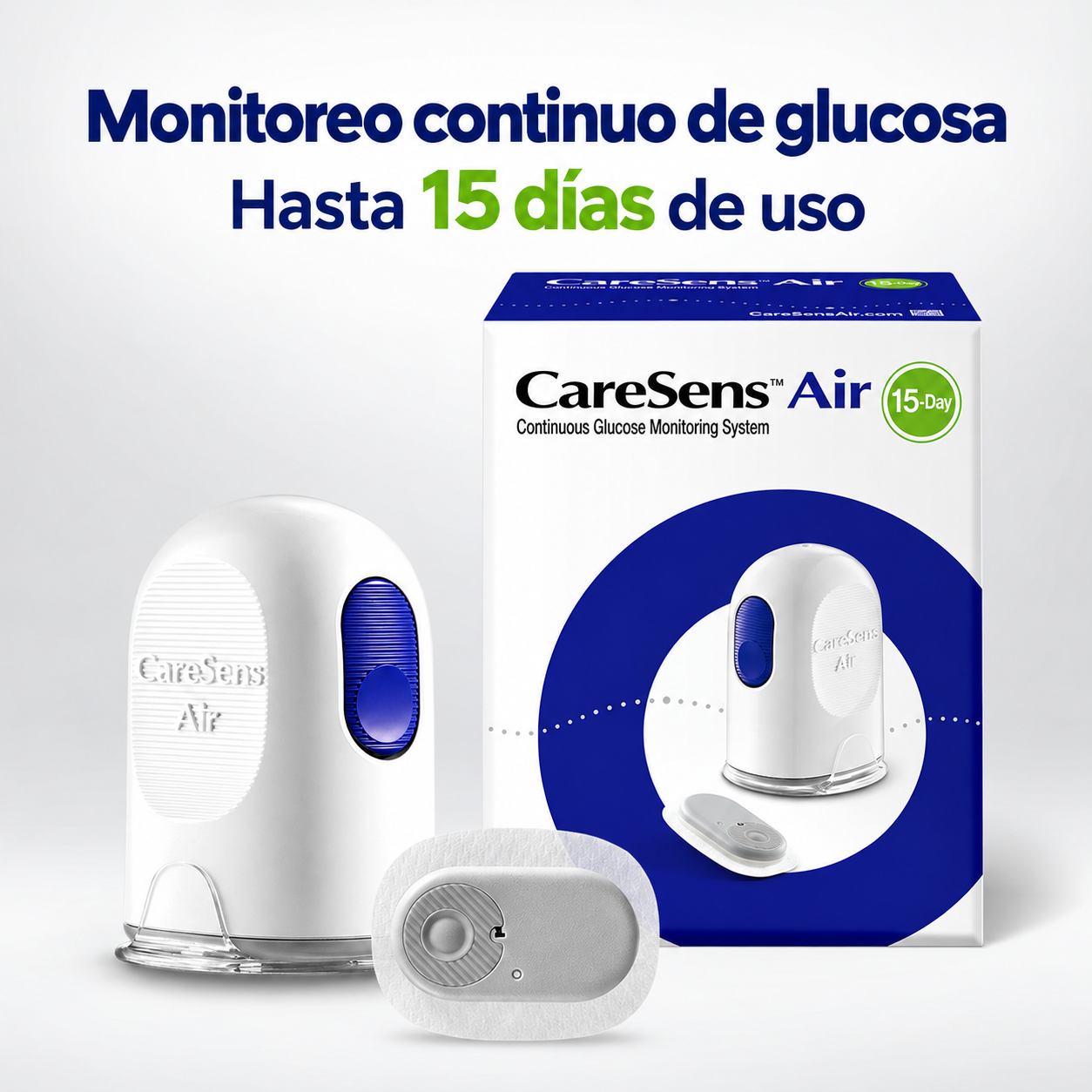 CareSens Air Starter Kit – Monitor Continuo de Glucosa por hasta 15 días