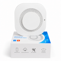Detector de Humo Inteligente Wi-Fi con Sensor Fotoeléctrico, Alarma de 80dB y Control Remoto para Seguridad del Hogar