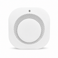 Detector de Humo Inteligente Wi-Fi con Sensor Fotoeléctrico, Alarma de 80dB y Control Remoto para Seguridad del Hogar
