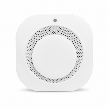 Detector de Humo Inteligente Wi-Fi con Sensor Fotoeléctrico, Alarma de 80dB y Control Remoto para Seguridad del Hogar