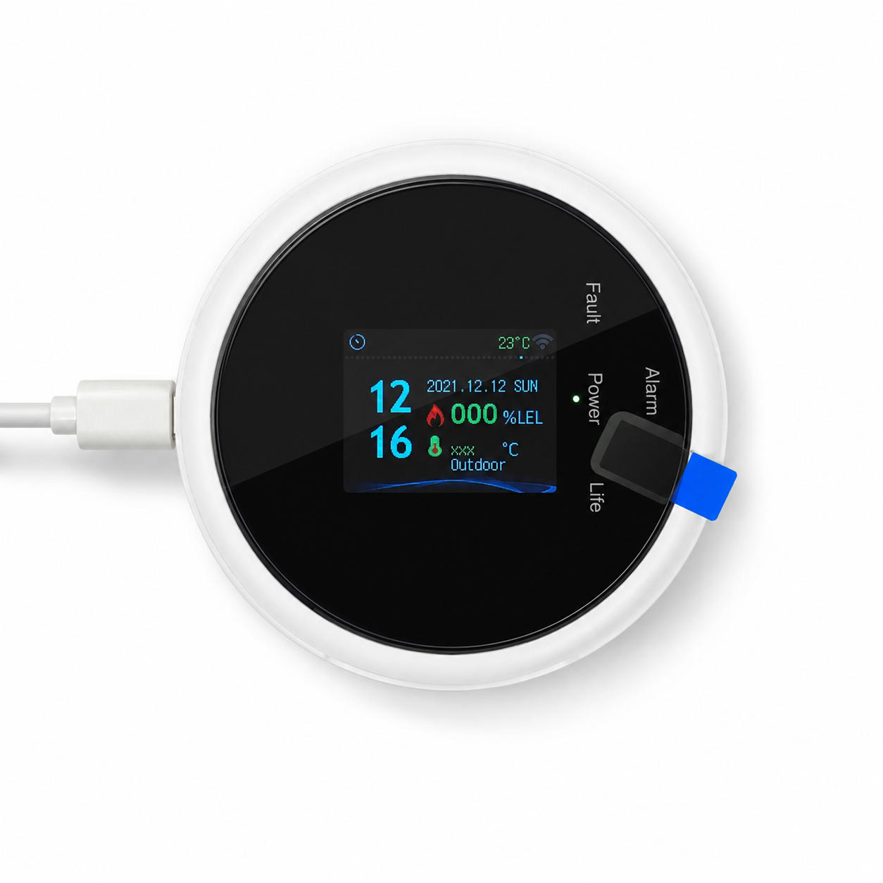 Detector Inteligente de Fuga de Gas Wi-Fi Tuya para el Hogar