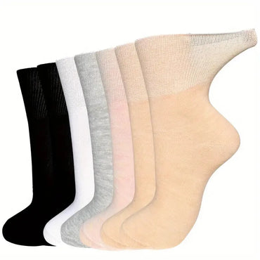 Calcetines de Ajuste Holgado para Mujeres con Diabetes – Pack de 7 Pares