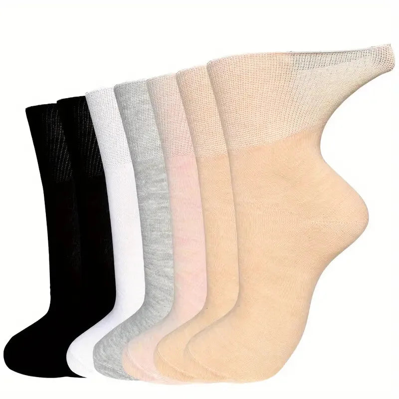 Calcetines de Ajuste Holgado para Mujeres con Diabetes – Pack de 7 Pares